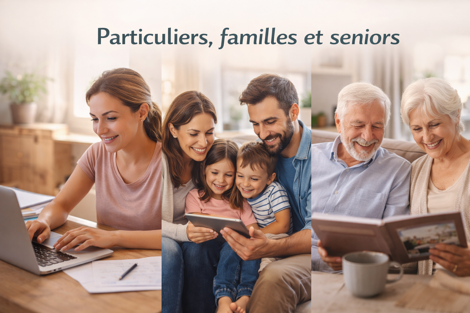 Particuliers familles seniors