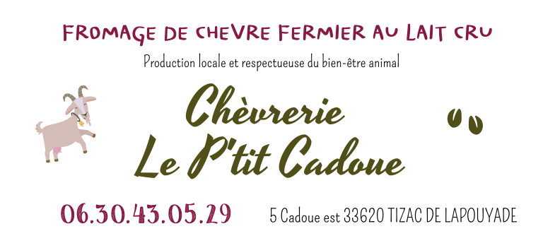 Copie de Véhicule Chèvrerie Le P'tit Cadoue cotés gauche